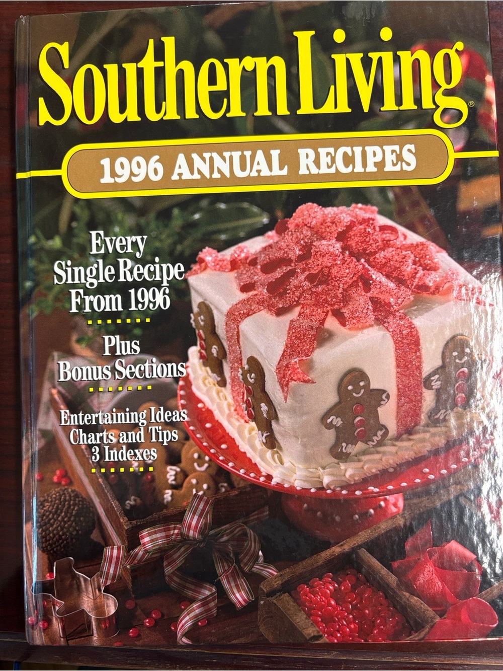 Southern Living 1996 annual recipe cookbook hard cover from Oxmoor House